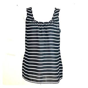 ana sleeveless sheer blouse